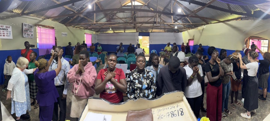 click to see larger image encouraging start to revival meetings - kenya - june 2025