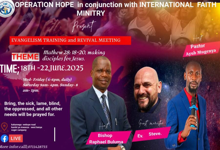 evangelism training and revival meeting in kakamega