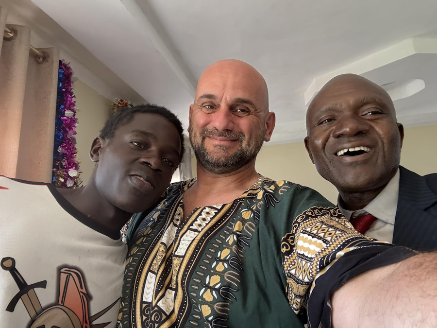 alex gave his life to christ  at word of faith centre kakamega