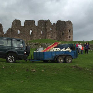 setting up at brough