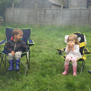 at the bbq