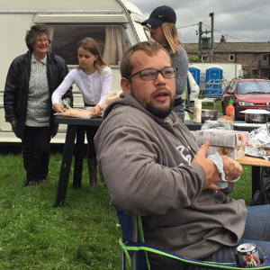 at the bbq