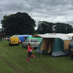campers getting ready for a blessed time
