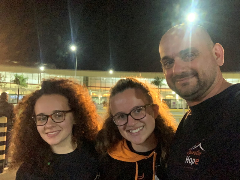 operation hope - arrived on african soil