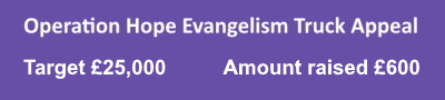 operation hope evangelism truck appeal - progress to target