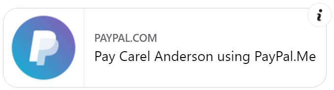 carel anderson paypal link