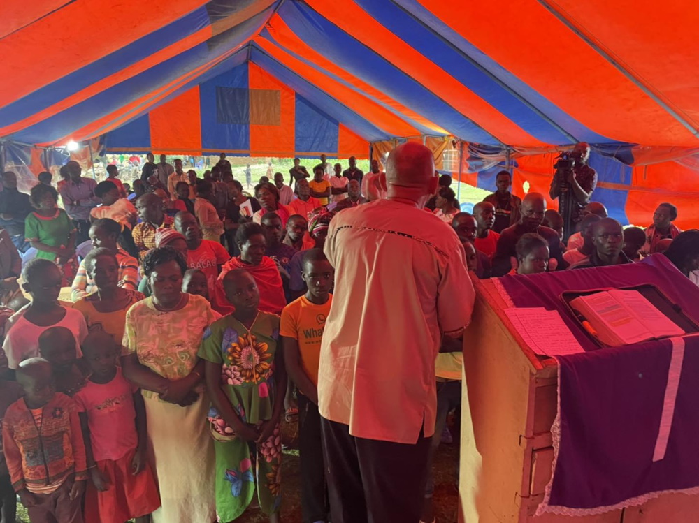 Great response at the gospel tent tonight in malaha