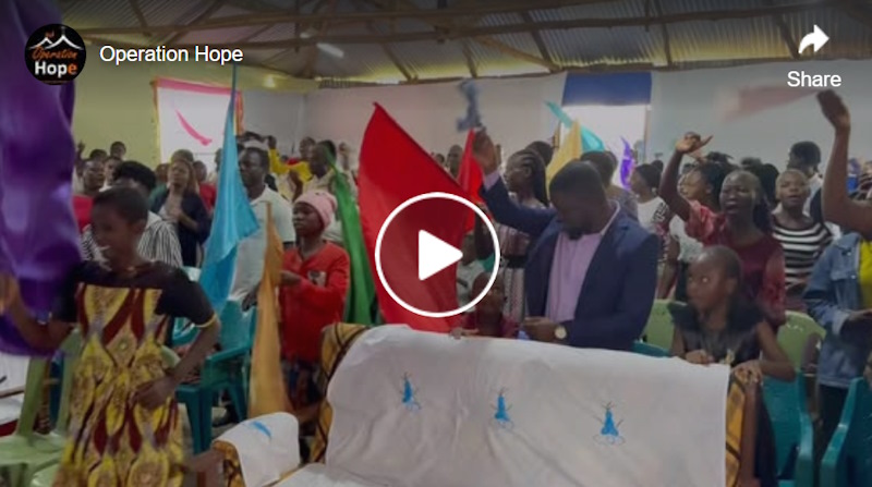 getting ready for sunday service