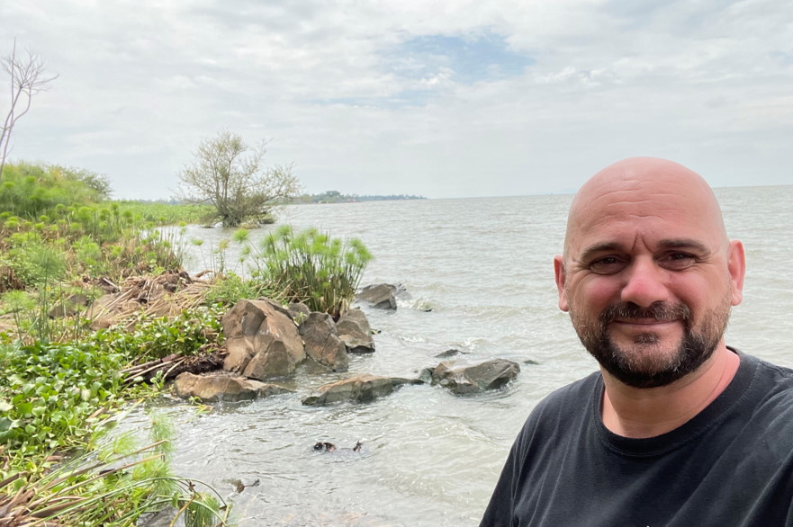 steve at lake victoria in kenya nov 2021