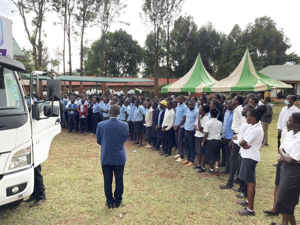 click to see larger images young people receive jesus, mission feb 2023